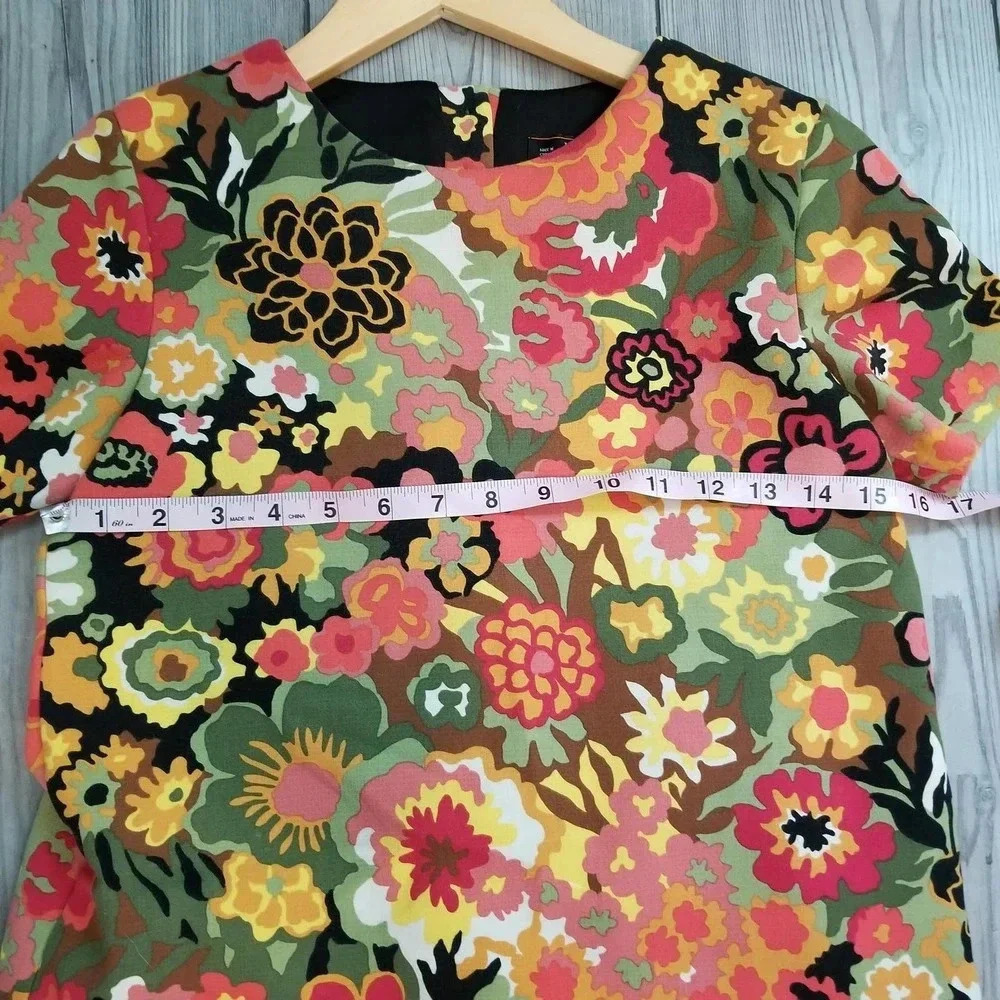 Zara Trafaluc Women's Floral Romper Size XS Button Key Hole - Picture 7 of 10